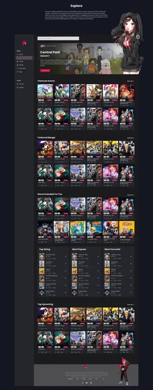 Kemudahan akses streaming anime Antarmuka situs streaming anime