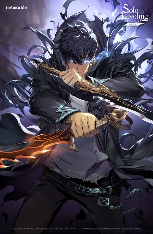 Ilustrasi Manga Solo Leveling Ilustrasi dari manga Solo Leveling
