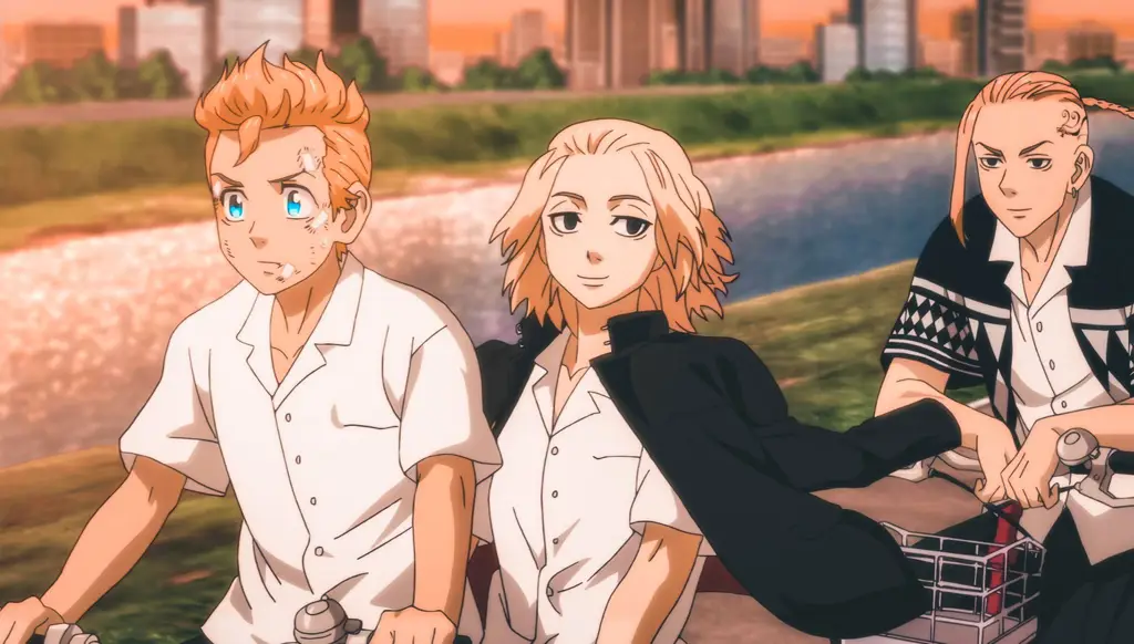 Adegan-adegan menegangkan dalam Tokyo Revengers episode 1 Gambar adegan anime Tokyo Revengers yang seru dan menegangkan