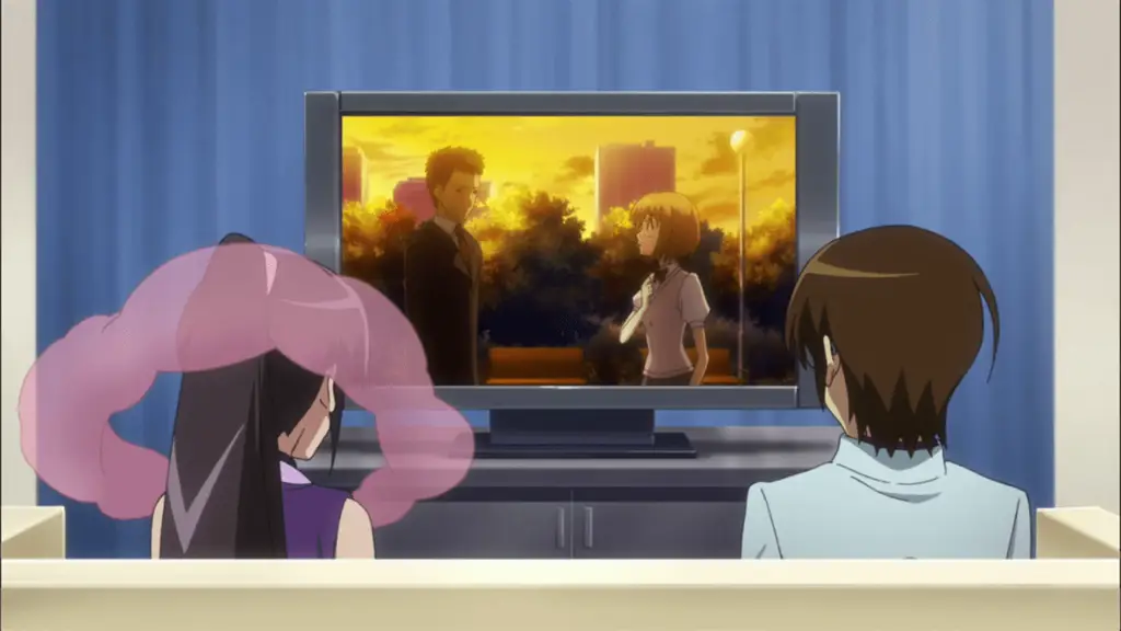 Pengalaman Menonton Anime yang Nyaman Gambar yang menggambarkan pengalaman menonton anime yang menyenangkan