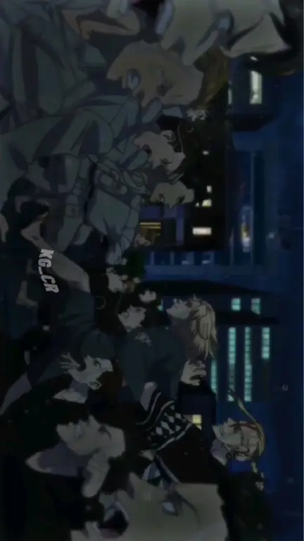 Suasana menegangkan dalam anime Tokyo Revengers Adegan anime Tokyo Revengers