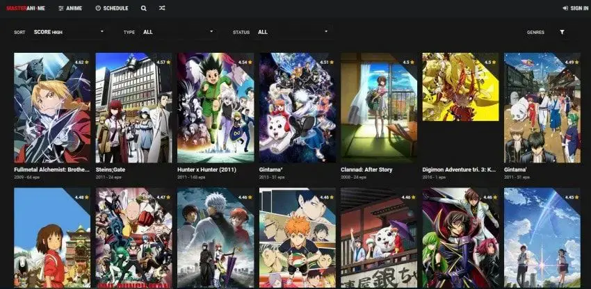 Website Streaming Anime Legal Logo beberapa website streaming anime legal