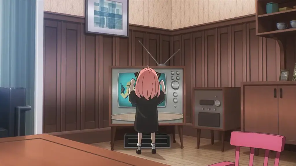 Menikmati anime di laptop Seseorang menonton anime di laptop