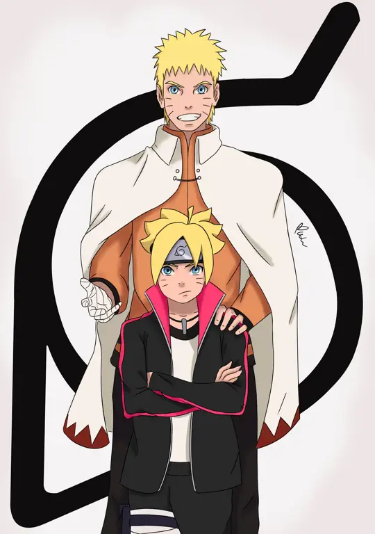Naruto dan Boruto Naruto dan Boruto bersama-sama